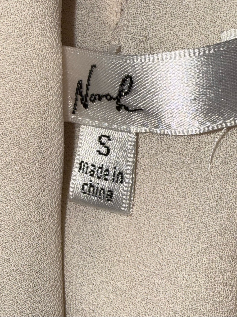 Norah Ivory Double-Layer Chiffon Racerback Cami Tank Top - Picture 2 of 7